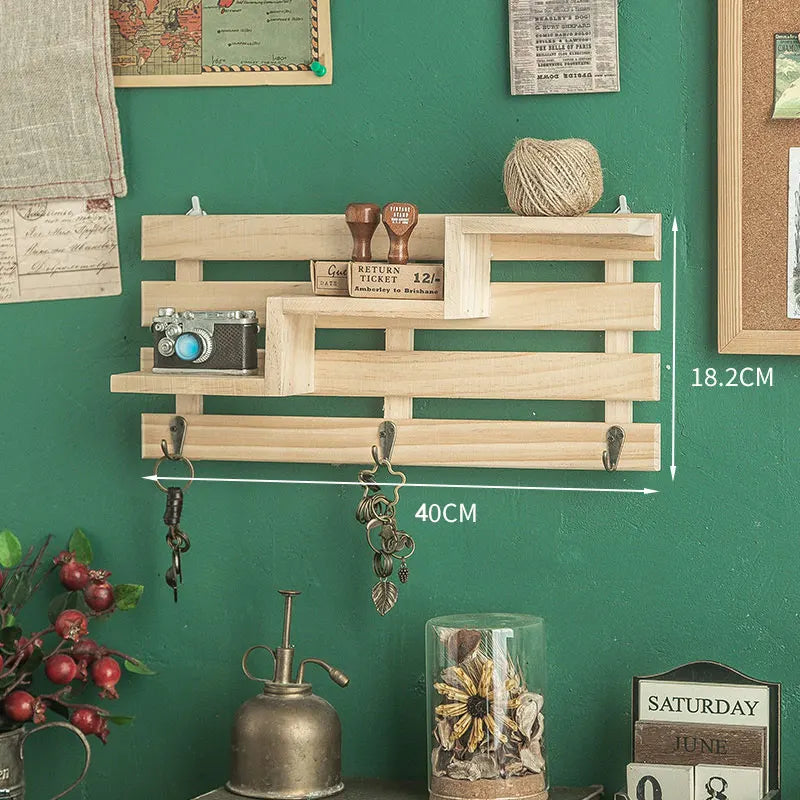 porte-clés mural décoratif avec crochet pratique pour clés - vue 13 sur 15