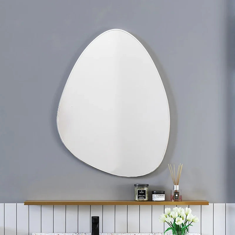 miroirs décoratifs artisanaux nordiques pour salle de bain et chambre - vue 4 sur 10