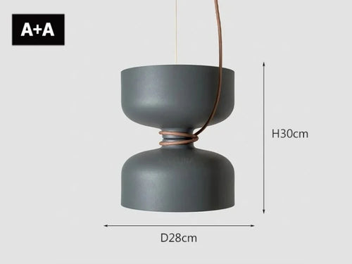 suspension nordique moderne à led pour décoration intérieure créative - vue 19 sur 24