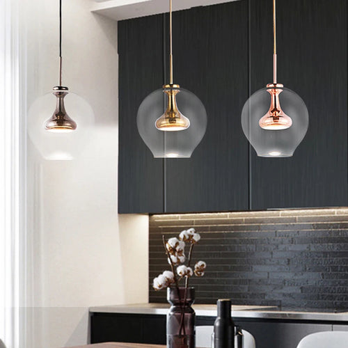 suspension en verre moderne pour décoration intérieure élégante - vue 2 sur 9