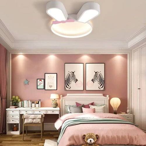 lustre led lapin moderne pour enfants décoration intérieure simple - vue 4 sur 7