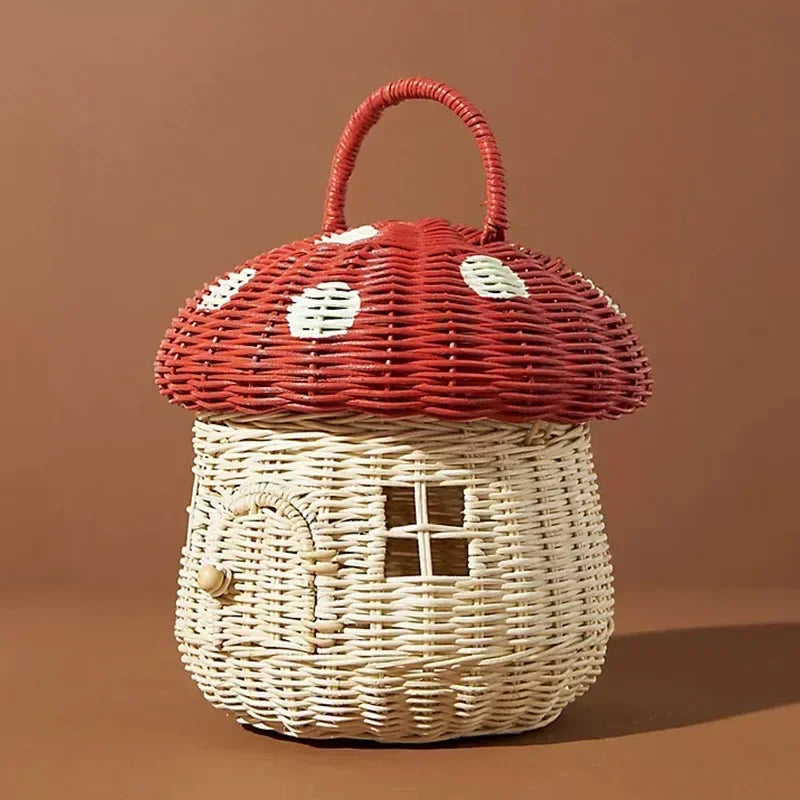panier en rotin pour enfants organisateur pique-nique jouets et articles divers - vue 6 sur 11
