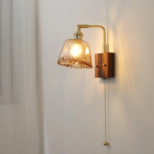 applique murale rétro en cuivre style japonais pour décoration intérieure - vue 3 sur 9