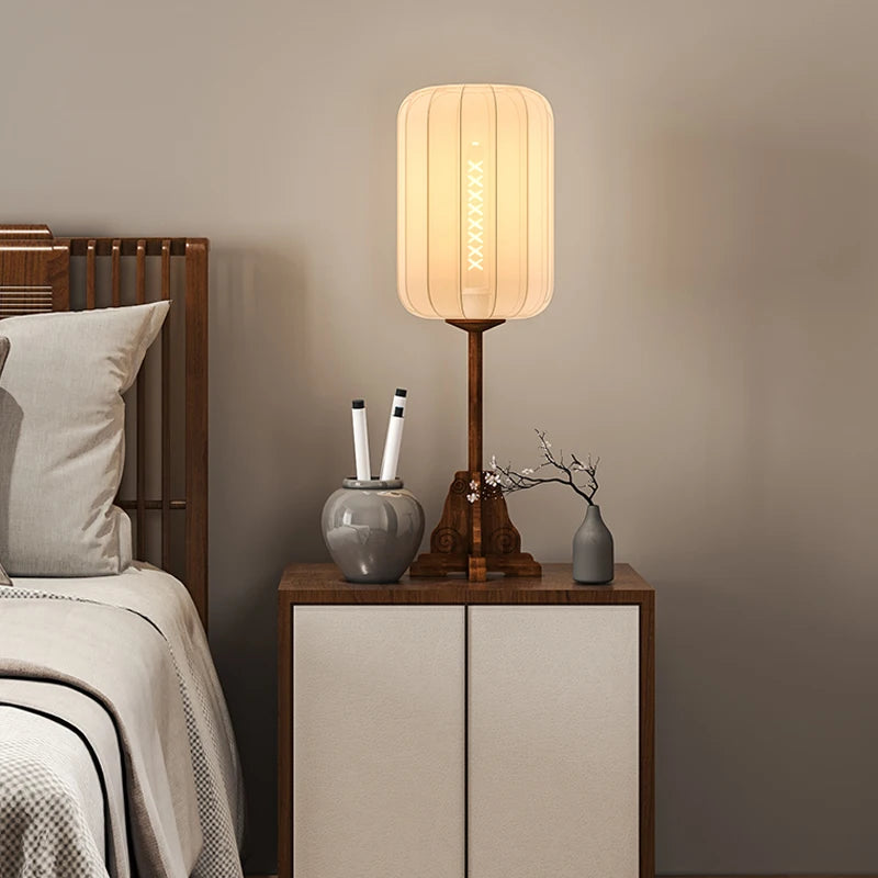 lampadaire classique en bois pour décoration intérieure moderne - vue 5 sur 9