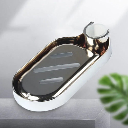 barre de douche en plastique porte savon coulissante pour salle de bain - vue 8 sur 8