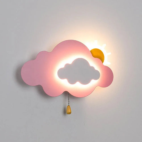 applique murale nuage design artistique pour décoration intérieure - vue 4 sur 9