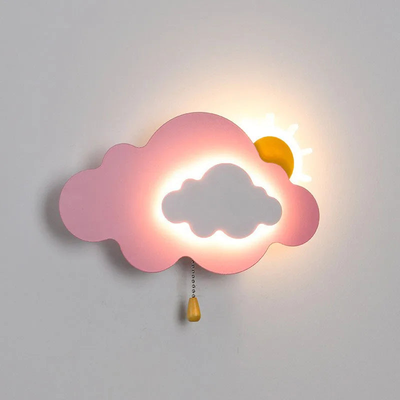 applique murale nuage design artistique pour décoration intérieure - vue 3 sur 9