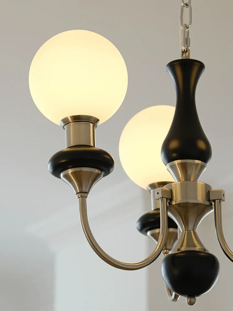 lustre médiéval en verre pour décoration intérieure élégante - vue 5 sur 11