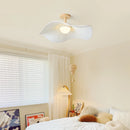 lustre moderne en bois et tissu pour décoration intérieure nordique