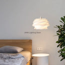 lustre design danois romantique acrylique pétale éclairage white rose