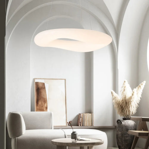 lustre moderne nordique nuage led décoration suspendue - vue 3 sur 30