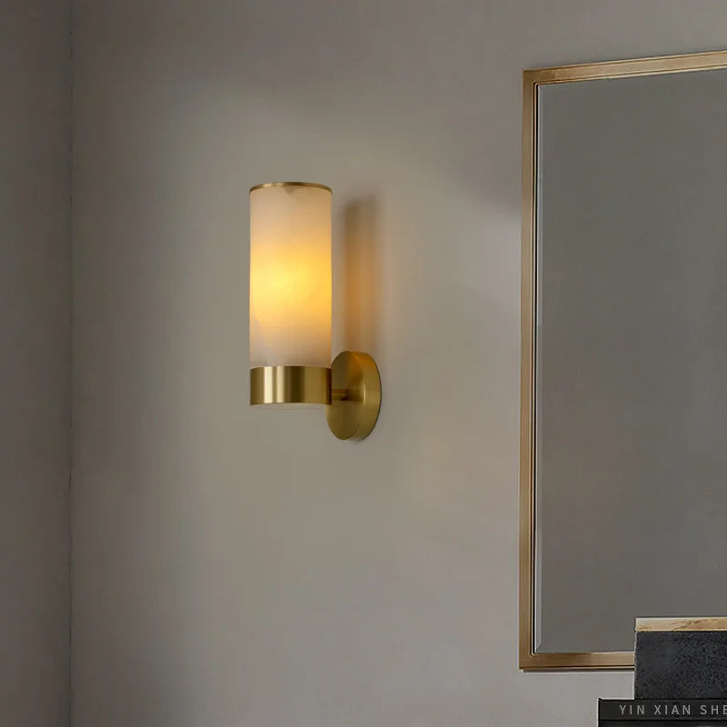 applique murale moderne cuivre salle luminaire - vue 5 sur 10