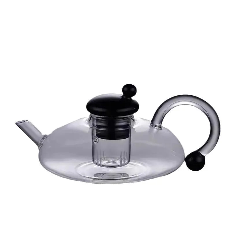 Théière en verre borosilicate résistante chaleur cuisine - vue 6 sur 7