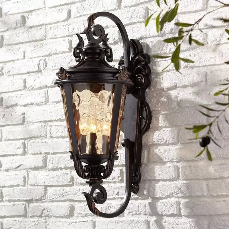 applique murale led extérieure étanche style européen américain - vue 5 sur 11