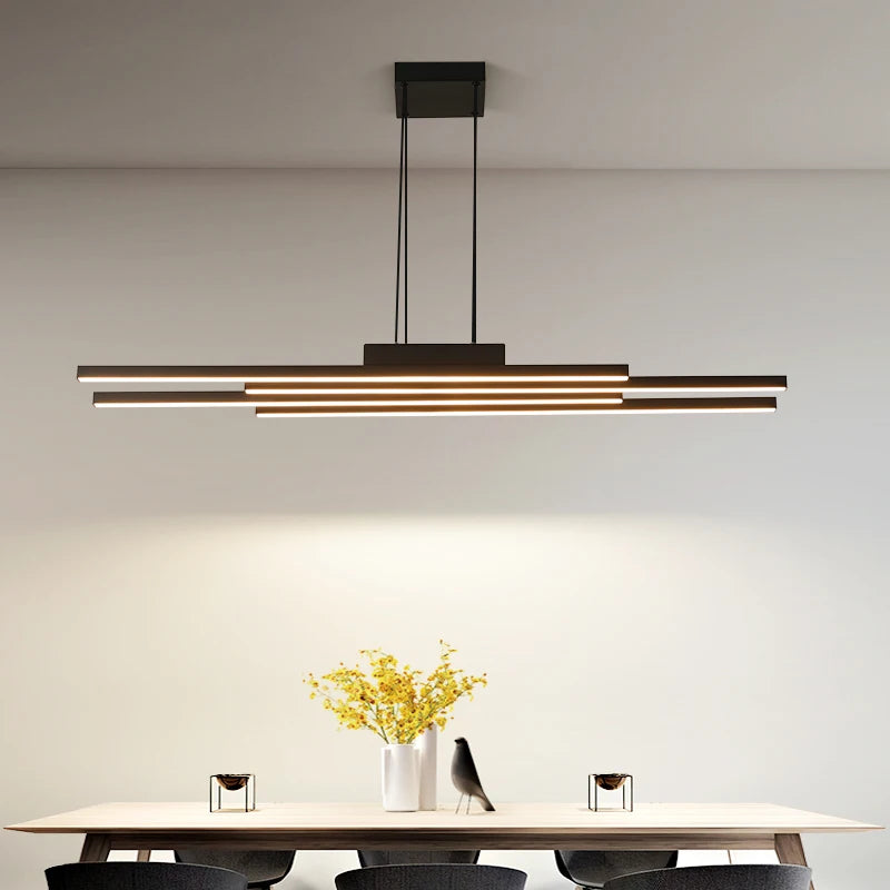 lustre moderne design nordique lumineux pour bar et restaurant - vue 5 sur 9