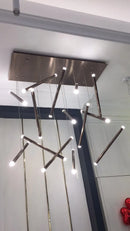 lustre led minimaliste moderne pour restaurant bar entreprise café magasin