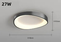 lustre circulaire à led design nordique moderne et créatif