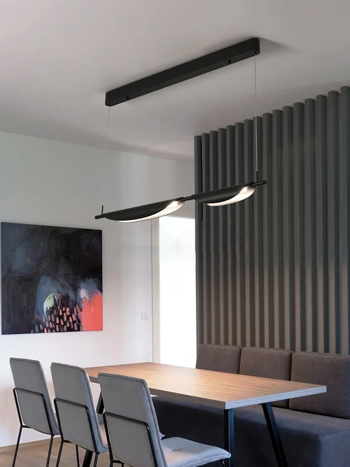 lustre moderne à gradation pour éclairage suspendu élégant - vue 4 sur 12