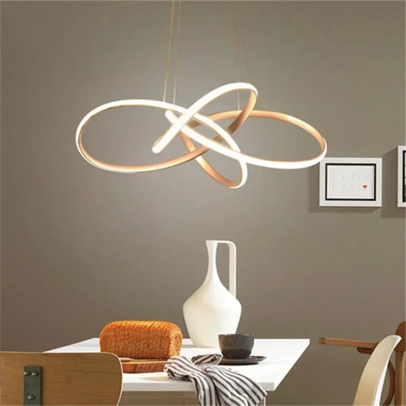 lustre suspendu led moderne pour décoration maison - vue 4 sur 20