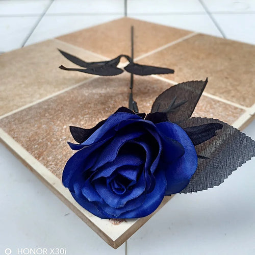 lot de 5 bouquets de fleurs artificielles pour décoration festive et maison - vue 8 sur 18
