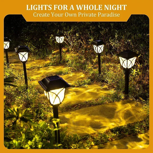 lampe solaire led imperméable extérieure pour jardin allée cour - vue 3 sur 8