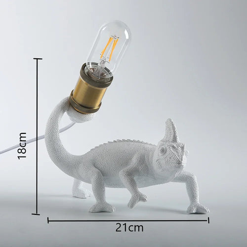 lampe de table lézard nordique décorative moderne pour intérieur - vue 9 sur 8