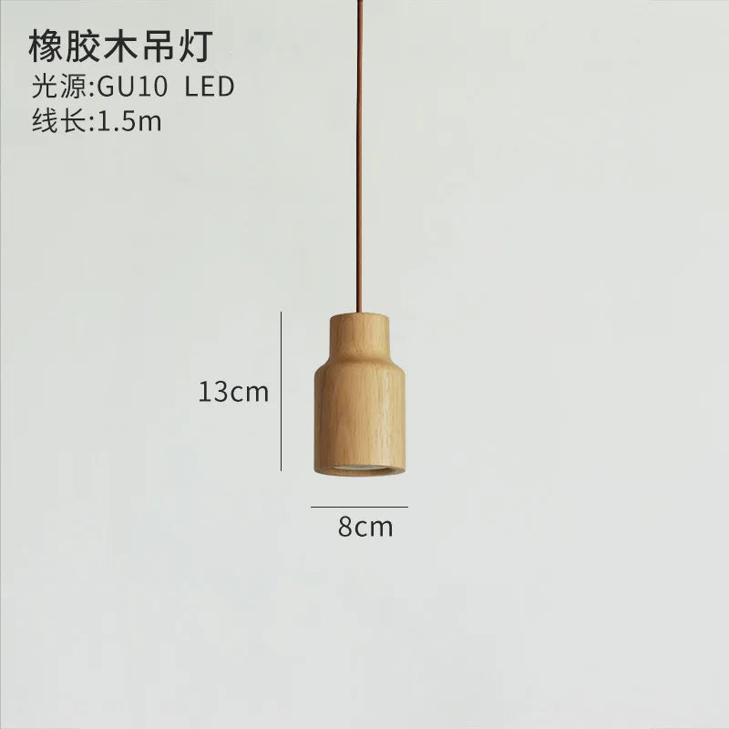 suspension style japonais en bois pour décoration intérieure - vue 8 sur 10