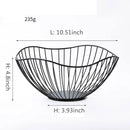 corbeille à fruits en métal pour rangement et décorations variées