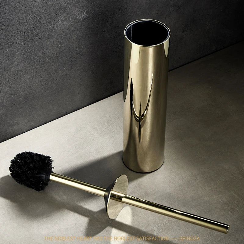 porte-brosse mural en acier inoxydable pour salle de bain - vue 4 sur 14