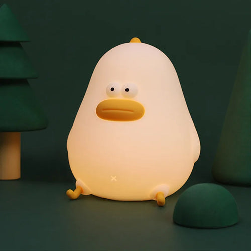 veilleuse silicone poulet tapotement usb pour enfant cadeau - vue 6 sur 5