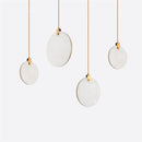 lustre moderne en marbre créatif led imitation luxe