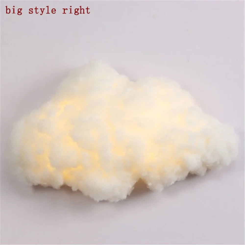 applique murale led nuage en imitation soie décorative pour enfants - vue 10 sur 14