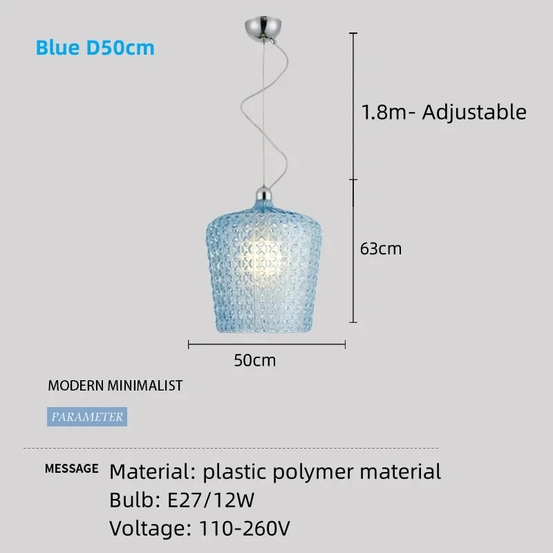 lustre moderne en acrylique pour décoration intérieure élégante - vue 9 sur 16