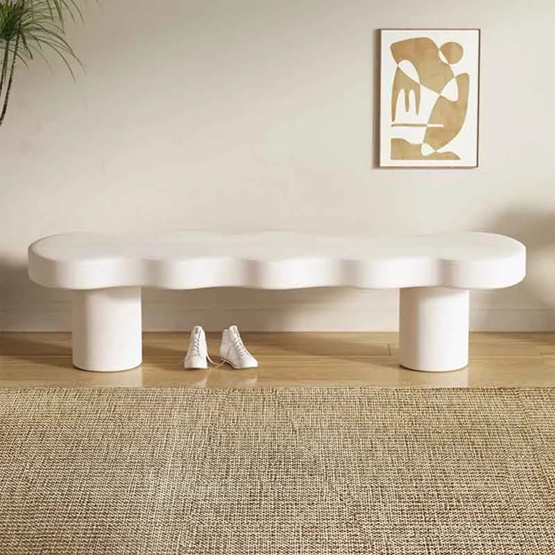 tabouret en velours nordique créatif pour loisirs et détente - vue 5 sur 10