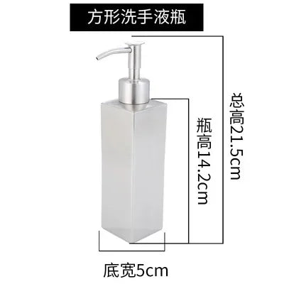 distributeur de savon en acier inoxydable pour mains et corps - vue 12 sur 14