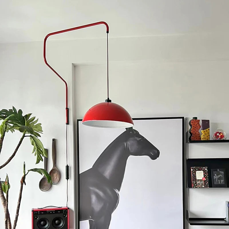 applique murale nordique led à bascule rétractable pour intérieur élégant - vue 6 sur 7