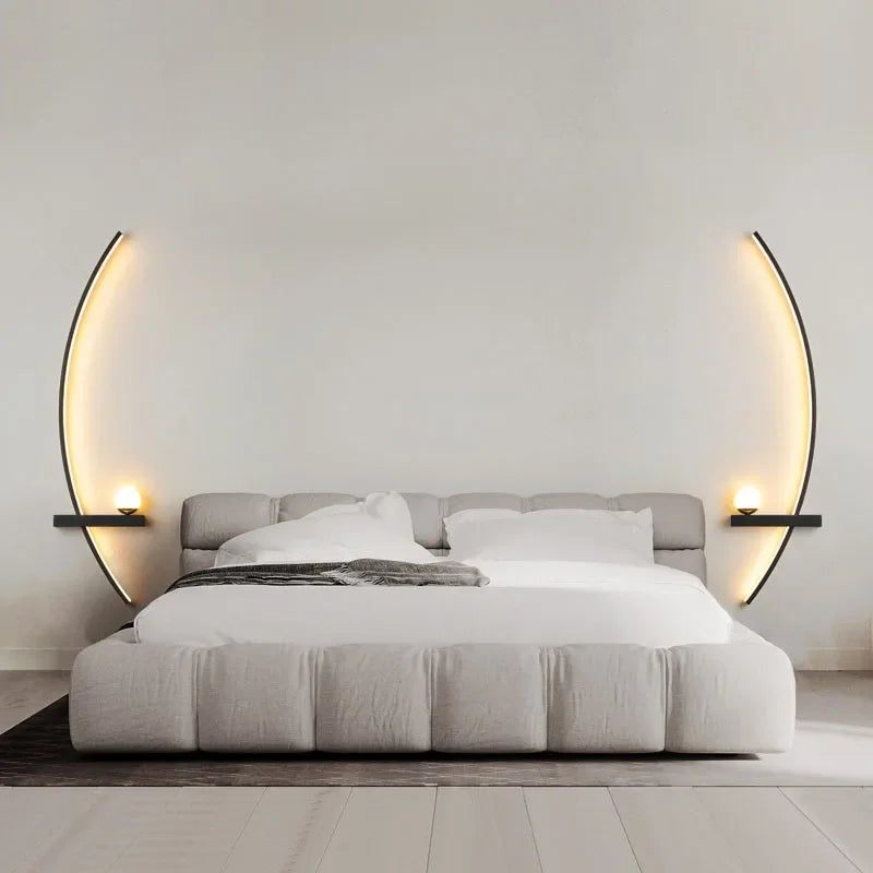 Applique murale LED nordique à rayures - vue 4 sur 18