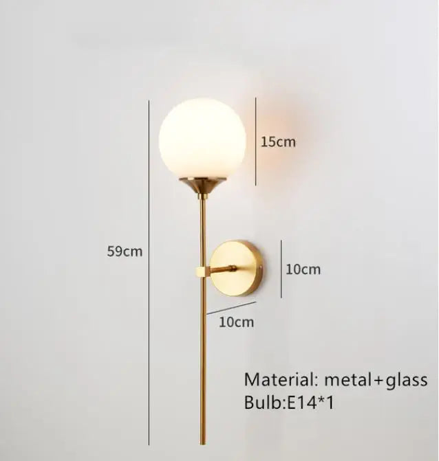 lustre nordique en verre avec cordon réglable pour décoration maison