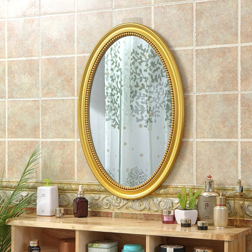 miroirs décoratifs ovales nordiques suspendus en macramé - vue 3 sur 12