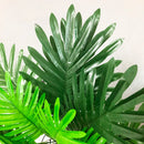 plantes artificielles feuilles de palmier tropical décoration intérieure