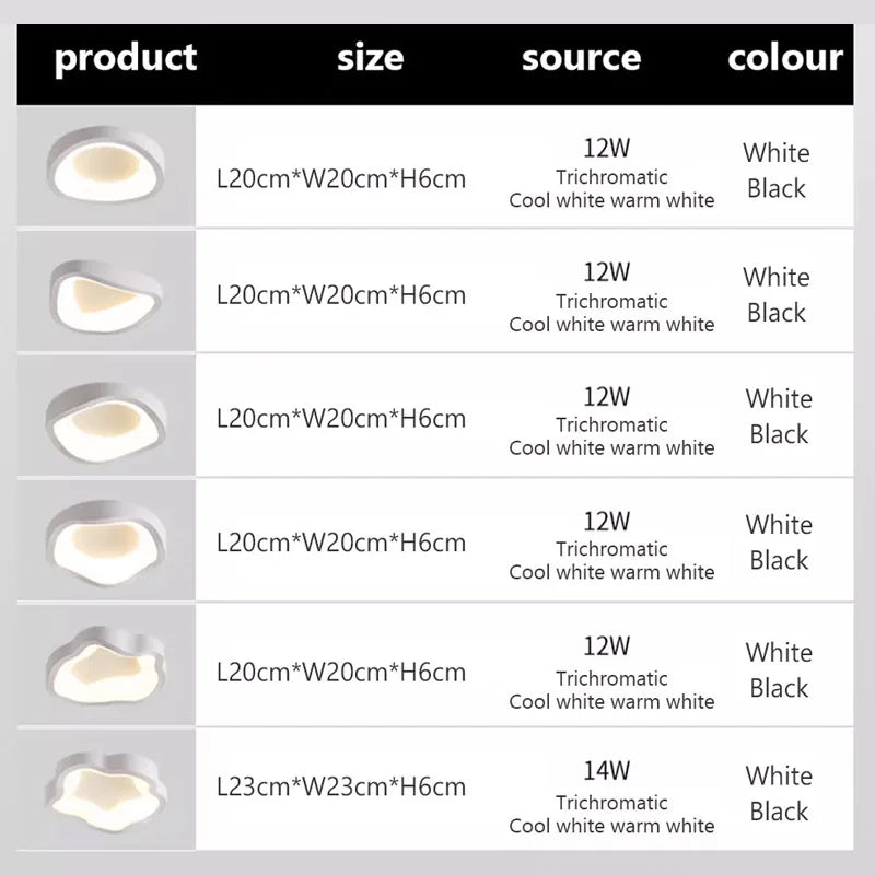 plafonnier moderne à leds pour décoration maison luminaire lustre - vue 4 sur 18