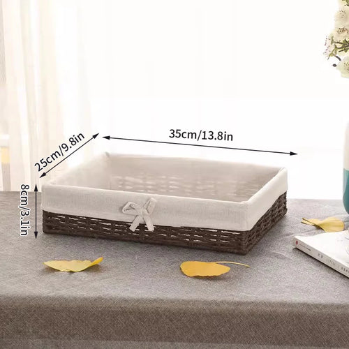 panier de rangement décoratif pour cosmétiques et fournitures - vue 18 sur 17