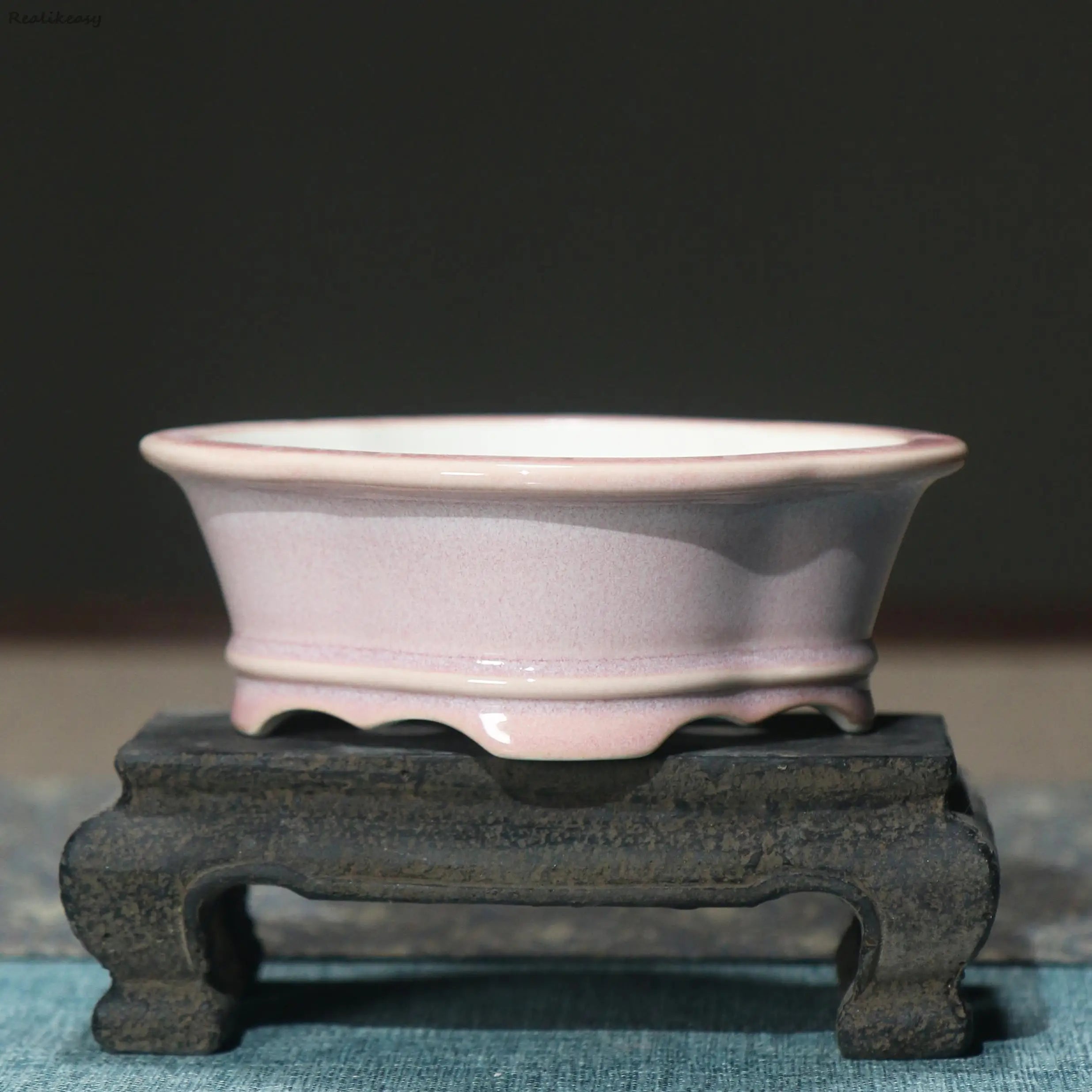 pot de fleur créatif en céramique émaillée pour décoration intérieure - vue 9 sur 14