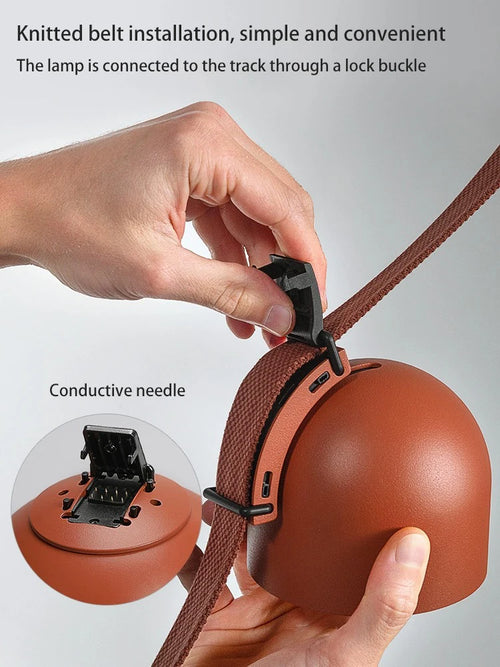 led piste lumière bricolage tricoté bande conductrice lustre câblage gratuit - vue 2 sur 25