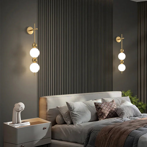 applique murale led créative en forme de boule décorative pour la maison - vue 4 sur 10