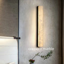 Applique murale en marbre et cuivre