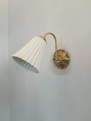 Lustre de style français rétro en céramique blanche - vue 11 sur 11