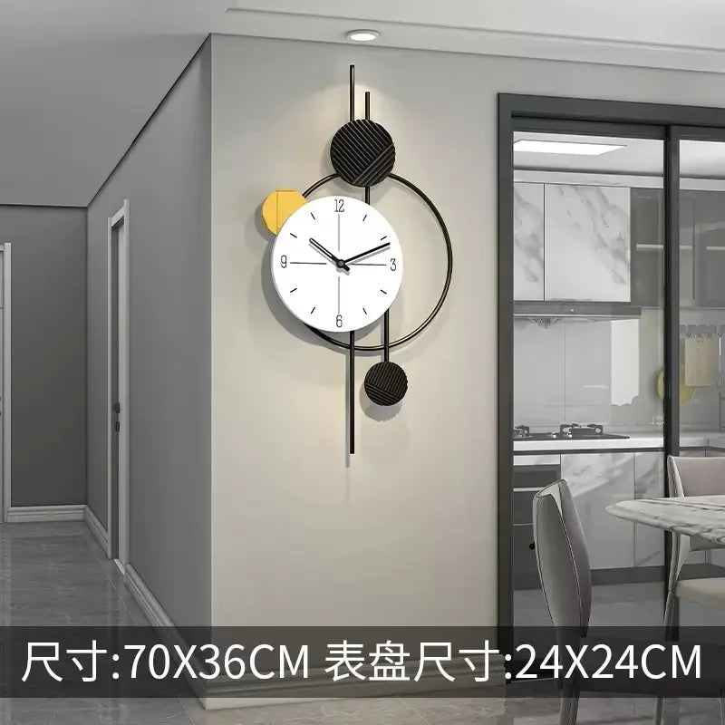 horloge murale moderne et élégante pour décoration intérieure - vue 12 sur 13