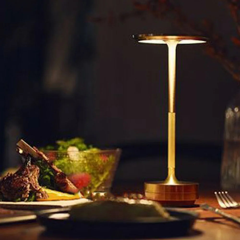 Lampe de Table pour chambre à coucher rechargeable LED interrupteur tactile lampe de bureau pour Restaurant lumières rechargeables USB-C lampe de Table de charge - vue 7 sur 12