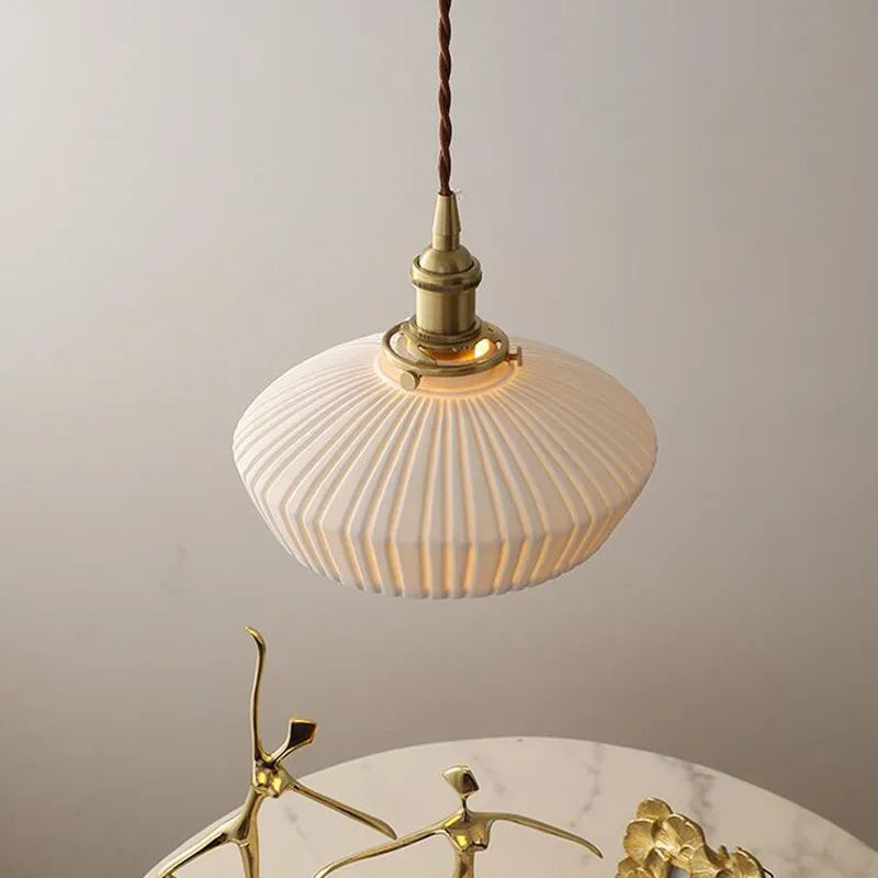 suspension moderne en céramique pour éclairage créatif intérieur - vue 5 sur 8